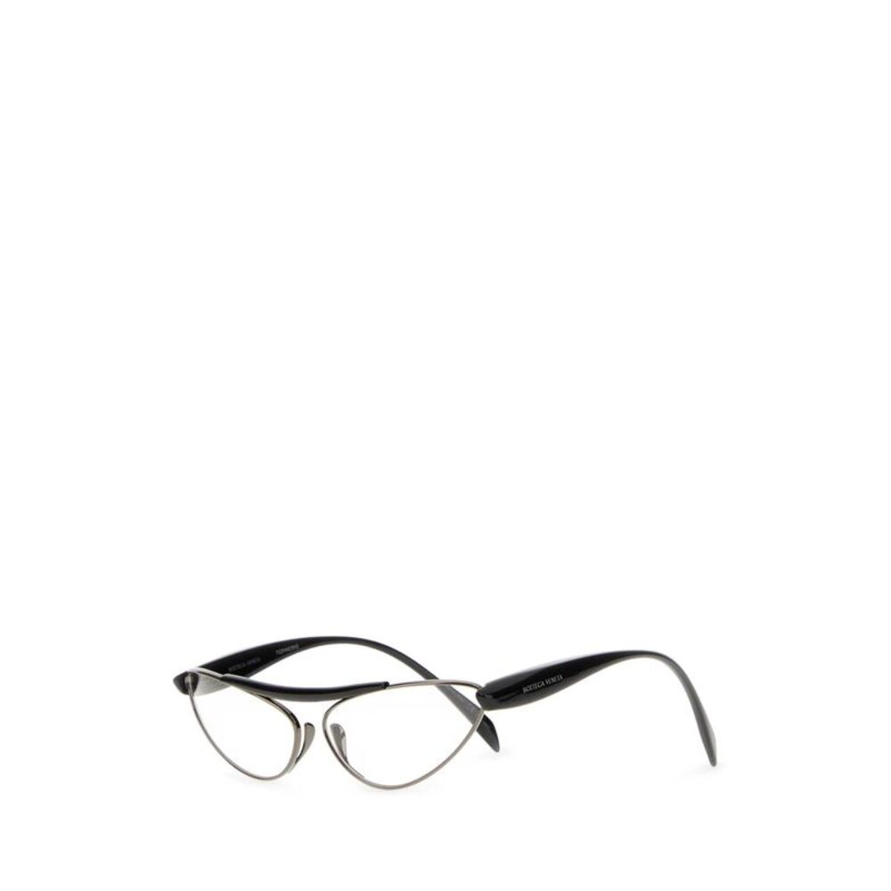 Bottega Veneta Women Black Acetate And Metal Glasses